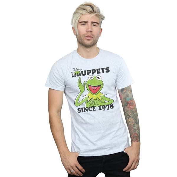 Disney Mens The Muppets Kermit Since 1978 T-shirt
