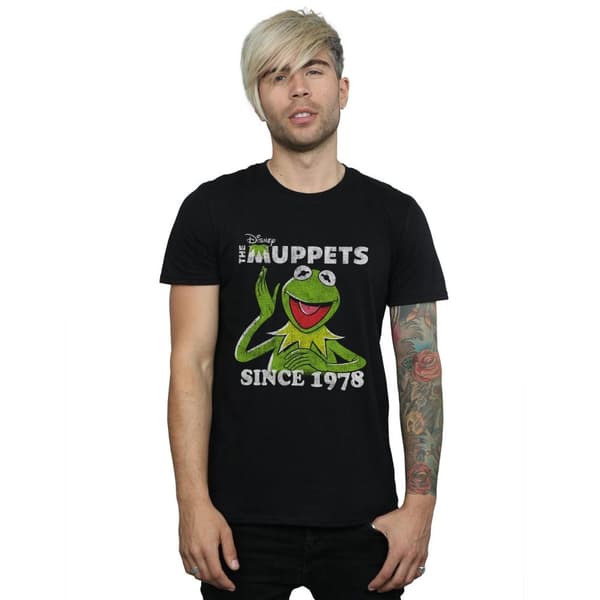 Disney Mens The Muppets Kermit Since 1978 T-shirt