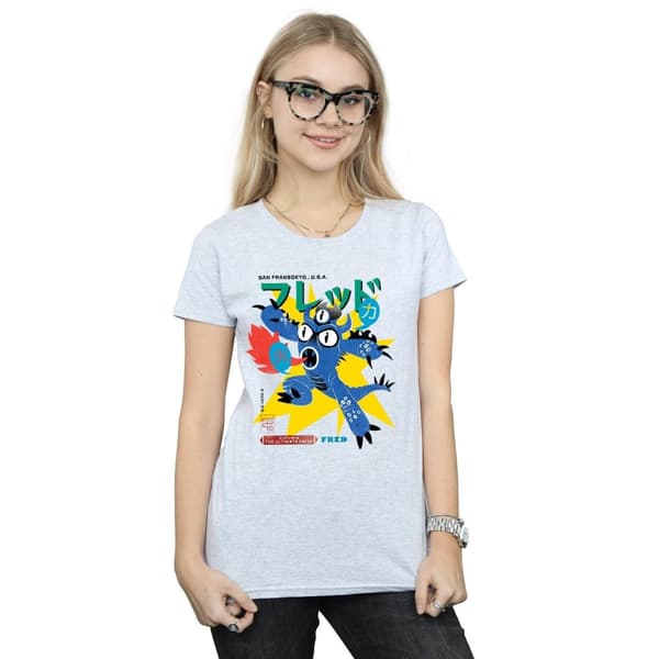 Disney Womens/Ladies Big Hero 6 Fred Ultimate Kaiju Cotton T-Shirt