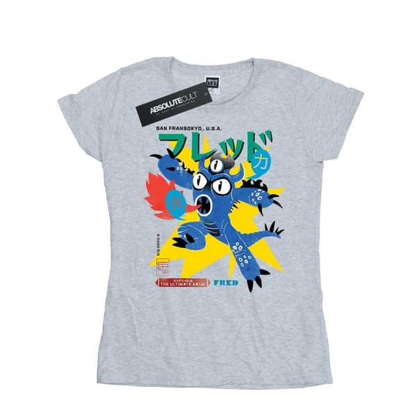 Disney Womens/Ladies Big Hero 6 Fred Ultimate Kaiju Cotton T-Shirt