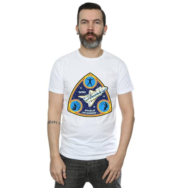 NASA Mens Classic Spacelab Life Science T-Shirt