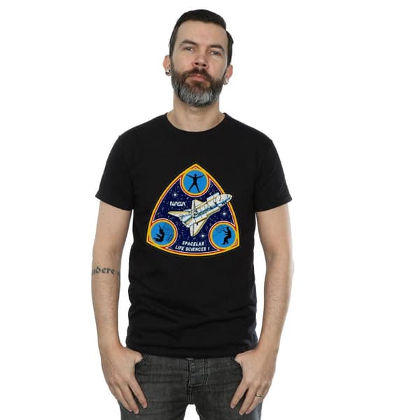 NASA Mens Classic Spacelab Life Science T-Shirt