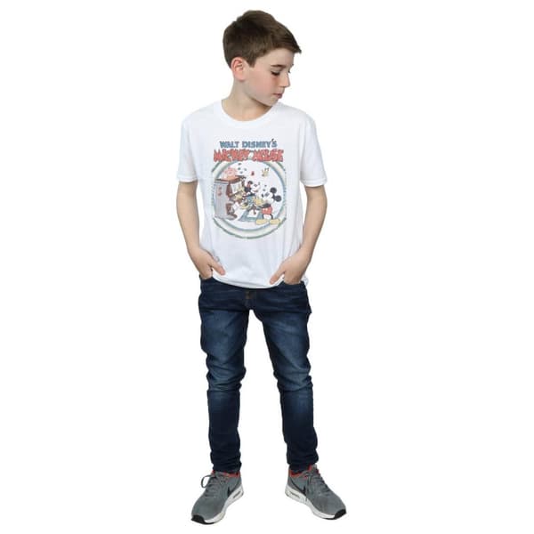 Disney Boys Mickey Mouse Piano T-Shirt