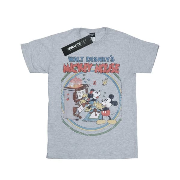 Disney Boys Mickey Mouse Piano T-Shirt