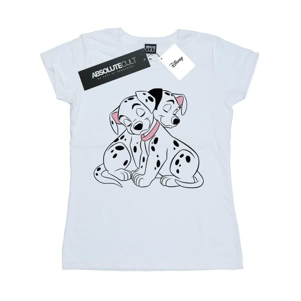 Disney Womens/Ladies 101 Dalmatians Puppy Love Cotton T-Shirt