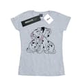 Pikkukuva 1 / 3: Disney Womens/Ladies 101 Dalmatians Puppy Love Cotton T-Shirt