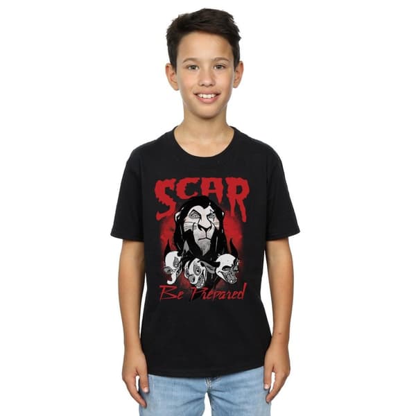 Disney Boys The Lion King Scar Be Prepared T-Shirt