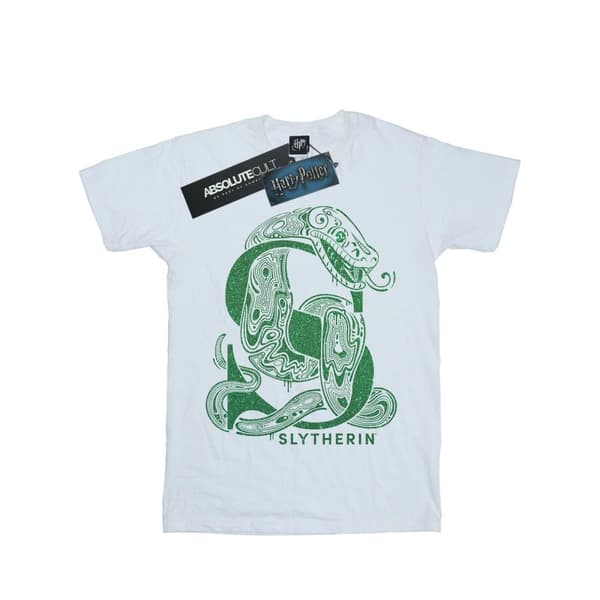 Harry Potter Slytherin Glitter T-shirt i bomull för flickor