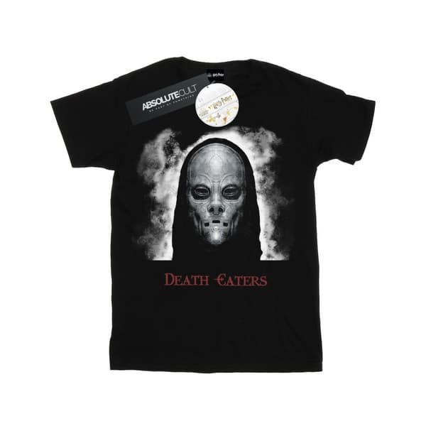 Harry Potter Dam/kvinnor Death Eater Mask Boyfriend T-shirt i bomull