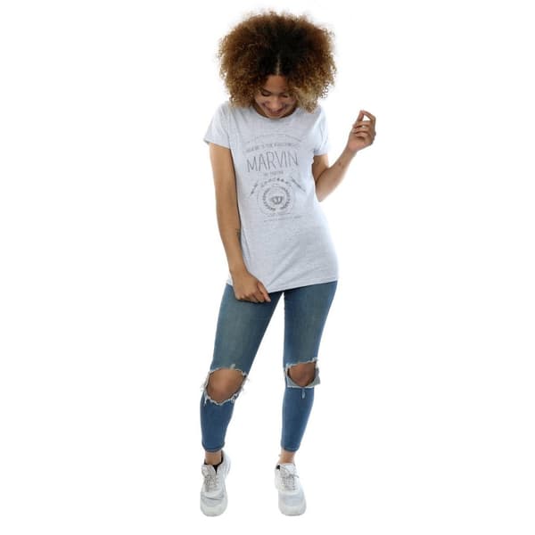 Looney Tunes Dam/Tjej Marvin The Martian - Var är Kaboom - Bomulls-T-shirt