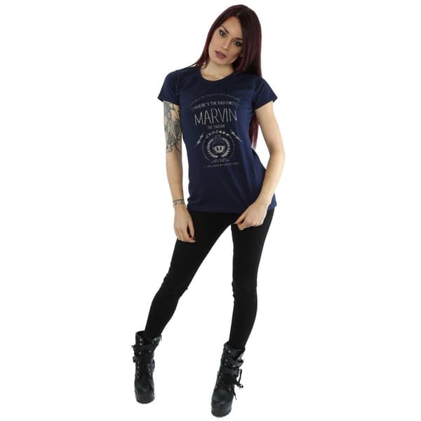 Looney Tunes Dam/Tjej Marvin The Martian - Var är Kaboom - Bomulls-T-shirt