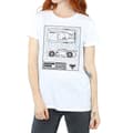 Miniatyrbillede 4 af 5: Disney Womens/Ladies Cars Jackson Storm Blueprint Cotton Boyfriend T-Shirt