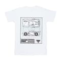 Miniatyrbillede 1 af 5: Disney Womens/Ladies Cars Jackson Storm Blueprint Cotton Boyfriend T-Shirt