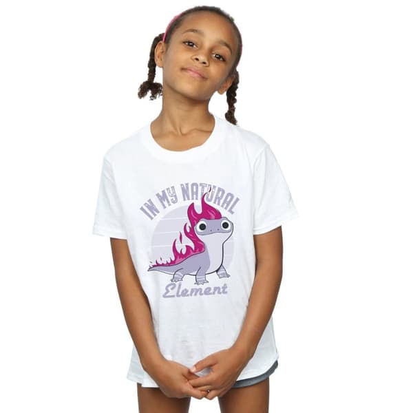 Disney Frozen 2 Salamander Bruni Element bomulls-T-shirt för flickor