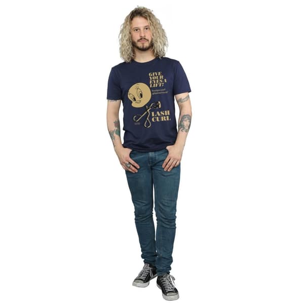 Looney Tunes Mens Tweety Pie Lash Curl T-Shirt