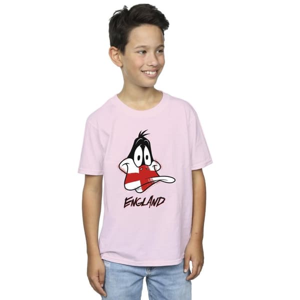 Looney Tunes Pojkar - Daffy England Face T-shirt