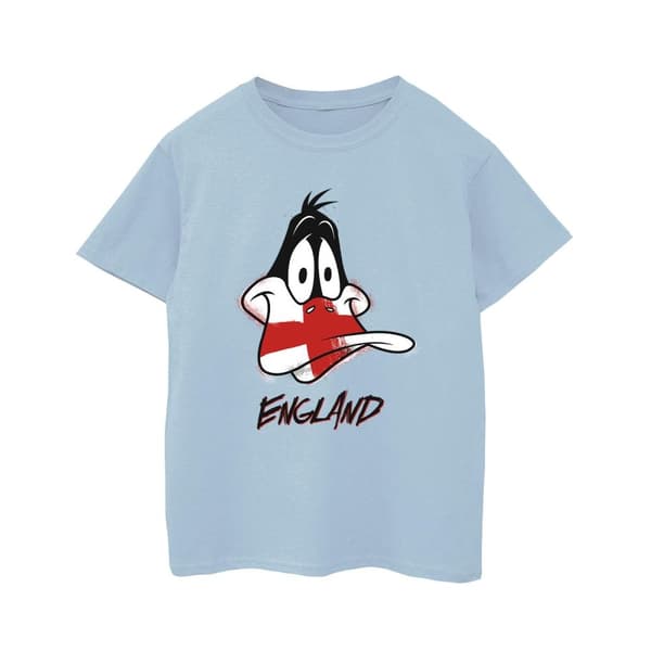 Looney Tunes Pojkar - Daffy England Face T-shirt