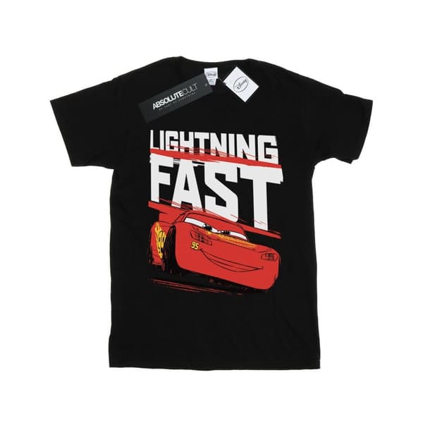 Disney Dam/kvinnor Cars Lightning Fast Boyfriend T-shirt i bomull