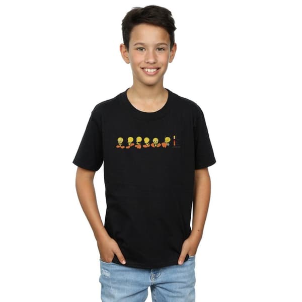 Looney Tunes Tweety Pie - T-shirt med färgkod för pojkar