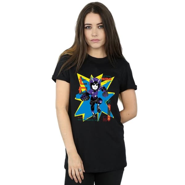 Disney Dam/Tjej Big Hero 6 Hiro Anime Boyfriend T-shirt i bomull