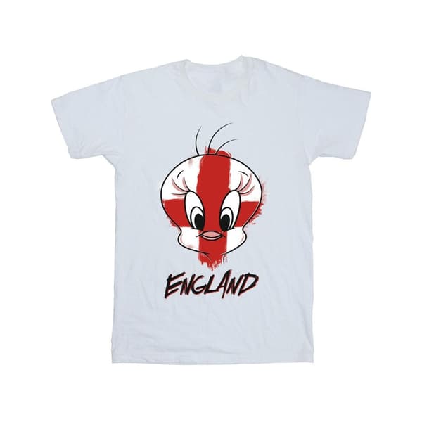 Looney Tunes Boys Tweety England Face T-Shirt