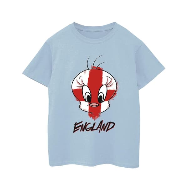 Looney Tunes Boys Tweety England Face T-Shirt