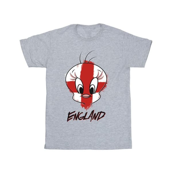 Looney Tunes Boys Tweety England Face T-Shirt