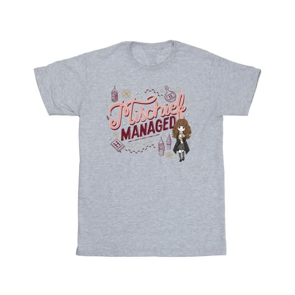 Harry Potter T-shirt i bomull med Hermione och Mischief Managed för flickor