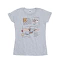 Pikkukuva 1 / 2: Disney Womens/Ladies Dumbo Story Book Page Cotton T-Shirt