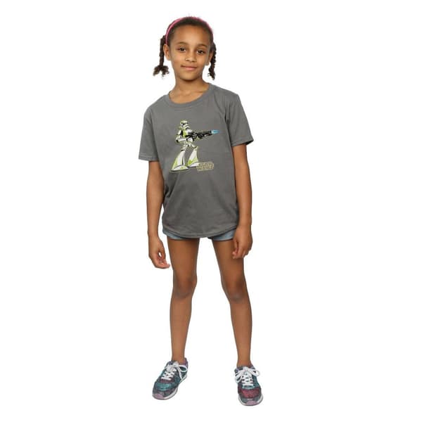 Star Wars Girls Stormtrooper Character Cotton T-Shirt