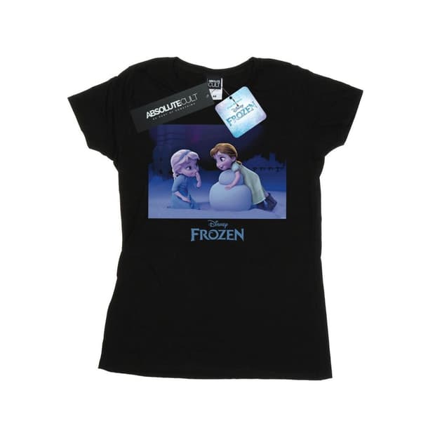 Disney Dam/Tjej Frozen Build A Snowman T-shirt i bomull