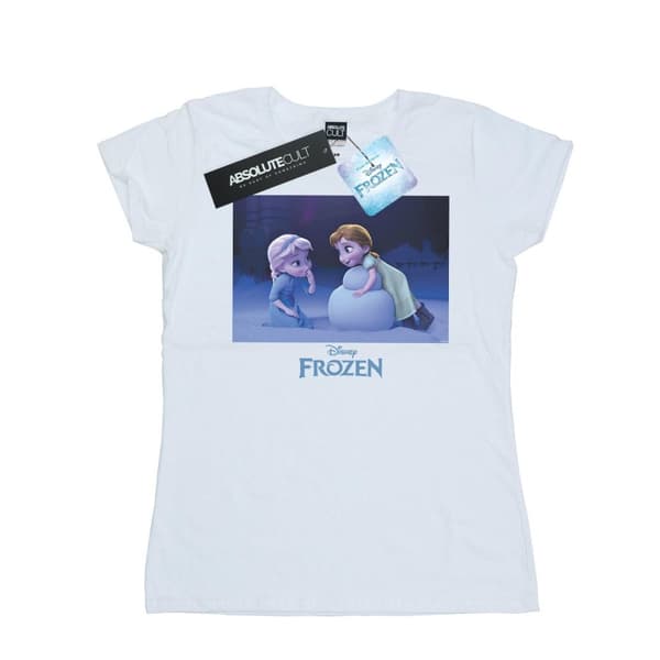 Disney Dam/Tjej Frozen Build A Snowman T-shirt i bomull