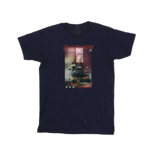 Harry Potter Hermoine Granger Polyjuice T-shirt i bomull för flickor
