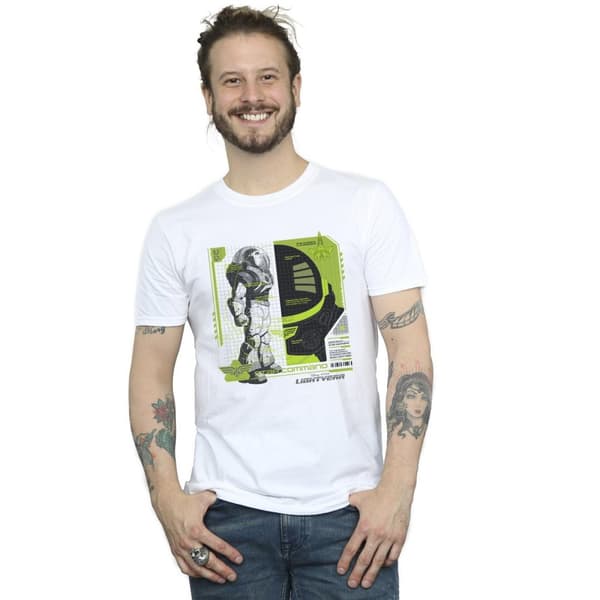 Disney T-shirt med teknikpanel för herrar Lightyear Buzz