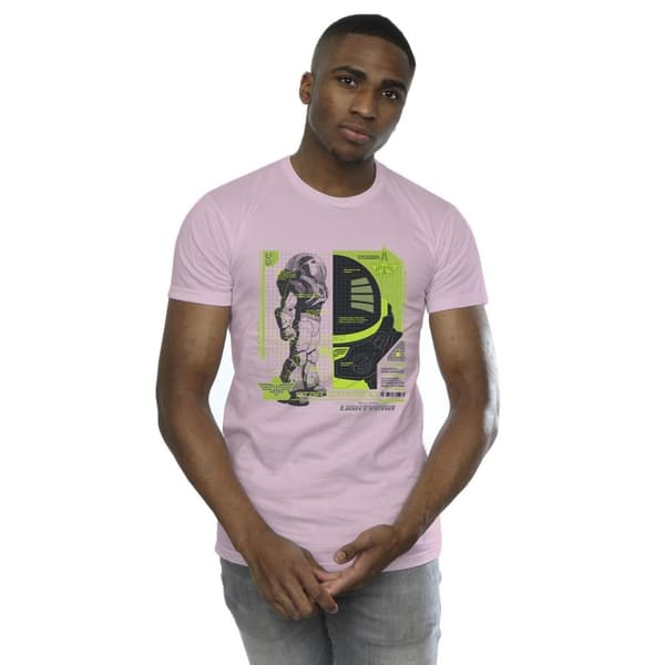 Disney T-shirt med teknikpanel för herrar Lightyear Buzz
