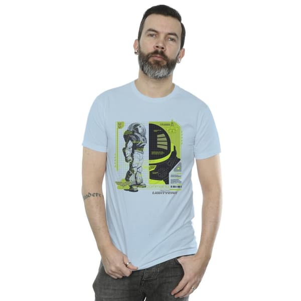 Disney T-shirt med teknikpanel för herrar Lightyear Buzz