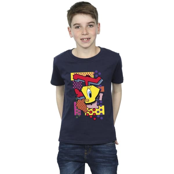 Looney Tunes Boys Tweety Pop Art T-Shirt