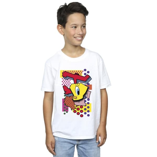 Looney Tunes Boys Tweety Pop Art T-Shirt