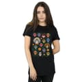 Pikkukuva 2 / 3: Disney Womens/Ladies Coco Heads Pattern Cotton Boyfriend T-Shirt