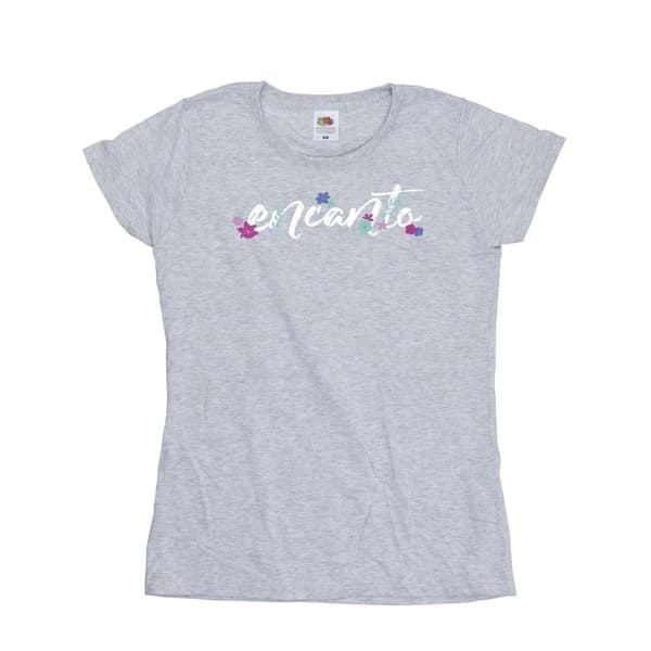 Disney Dam/Tjej - Encanto - T-shirt i bomull med logotyp