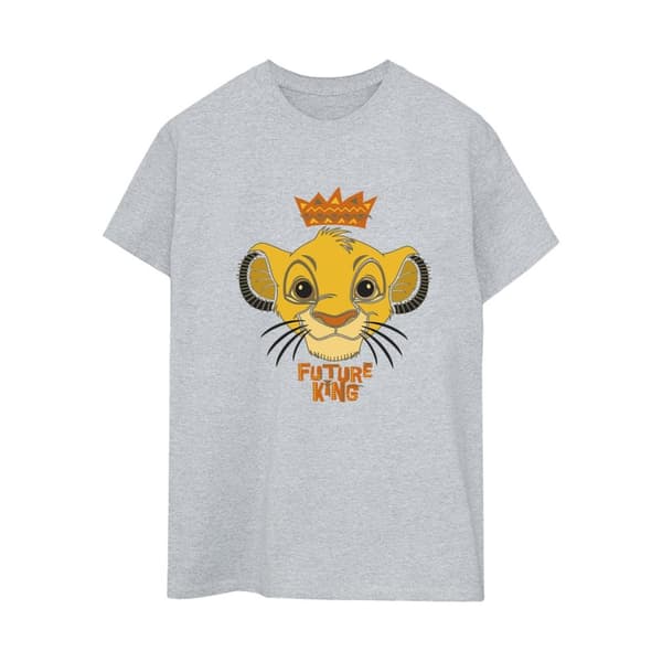 Disney Dam/Tjej Lejonkungen Future King Boyfriend T-shirt i bomull