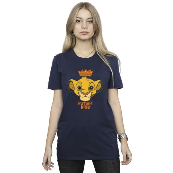 Disney Dam/Tjej Lejonkungen Future King Boyfriend T-shirt i bomull
