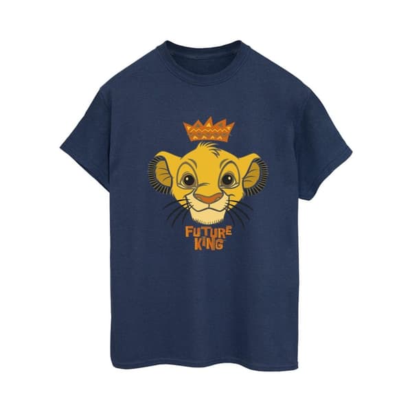Disney Dam/Tjej Lejonkungen Future King Boyfriend T-shirt i bomull
