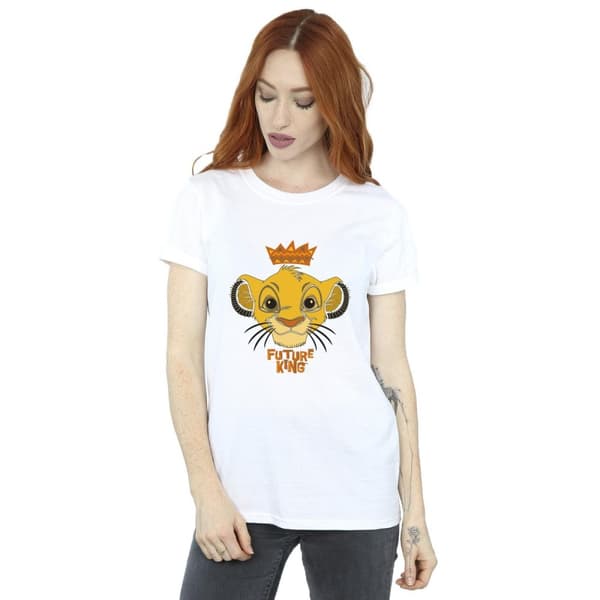 Disney Dam/Tjej Lejonkungen Future King Boyfriend T-shirt i bomull