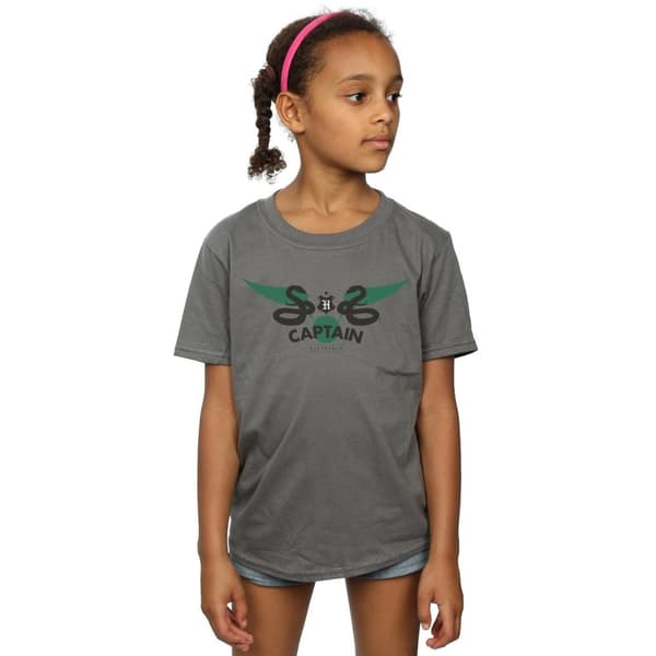Harry Potter Girls Slytherin Captain Cotton T-Shirt