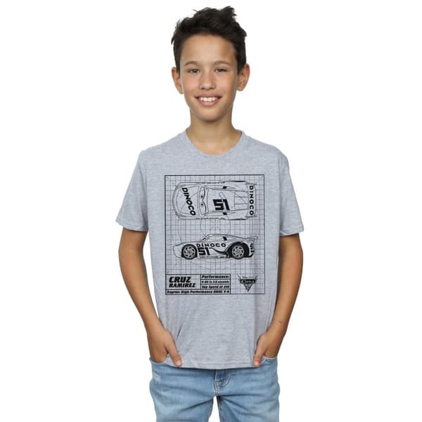 Disney Pojkar Cars Cruz Ramirez Blueprint T-shirt