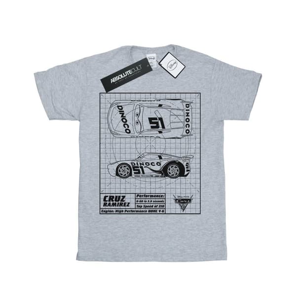 Disney Pojkar Cars Cruz Ramirez Blueprint T-shirt