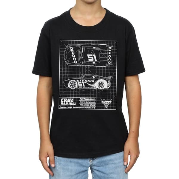 Disney Pojkar Cars Cruz Ramirez Blueprint T-shirt
