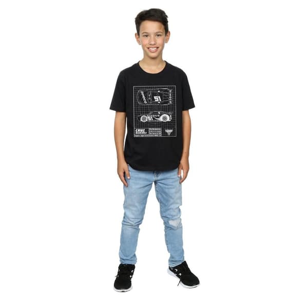 Disney Pojkar Cars Cruz Ramirez Blueprint T-shirt