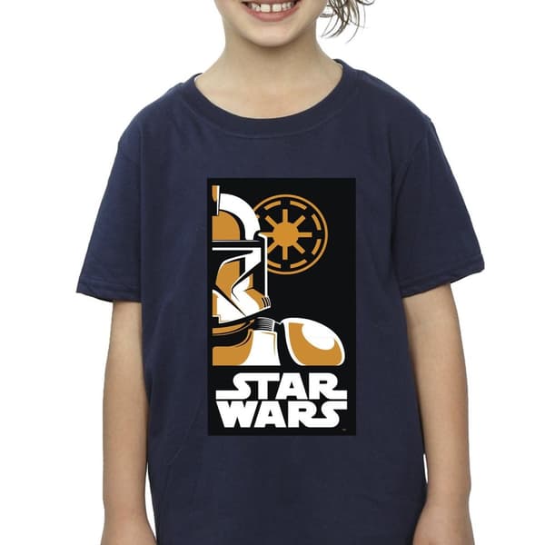 Star Wars T-shirt i bomull med konstmotiv av Stormtrooper för flickor